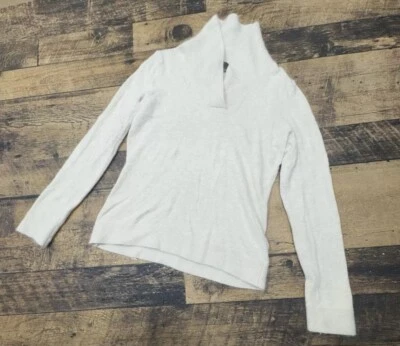 Fenn Wright Manson Sweater Womens Ivory Pullover Medium Knitted Angora Wool - Image 1 of 4
