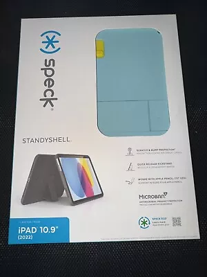 Speck - Standyshell Case for Apple iPad 10.9" (10th Gen 2022) - TEAL *New - Image 1 of 2