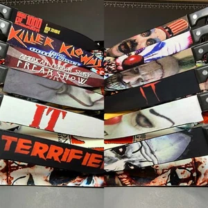 Clown Horror Collection 6 Kitchen Knife Set With Sublimated Stands - Picture 1 of 7