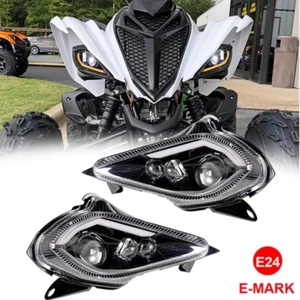 LED Headlights Plug&Play for Yamaha Raptor 250 350 700 YFZ 450 450R 450X 06-22 - Bild 1 von 13