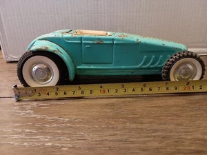 Vintage 1960s Nylint Green FORD ROADSTER JALOPY Pressed Steel Car - Nice - Picture 1 of 11