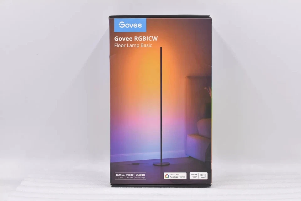 Govee RGBICW Corner Smart Floor Lamp Basic H6076