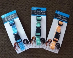 "Collar ajustable para perro Duke's con diseño a cuadros de 9"" a 17" - Imagen 1 de 5