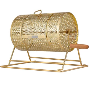Brass Plated Raffle Drum Ticket Casino Bingo Spinning Lottery Holds 3000 Tickets - Picture 1 of 9
