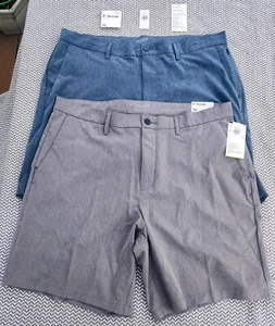 Old Navy 2 QTY Go-Dry 4-Way Stretch Shorts Men's Size 36W--Brand New With Tags!! - Picture 1 of 9