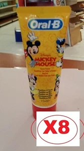8 PEZZI ORAL B DENTIFRICIO BABY DISNEY GUSTO FRUTTA +3 ANNI 75 ML - Foto 1 di 2