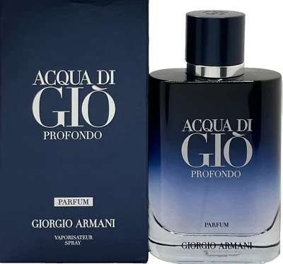 GIORGIO ARMANI ACQUA DI GIO PROFONDO PARFUM SPRAY FOR MEN 3.3 Oz / 100 ml NEW!!! — 第 1/4 张图片