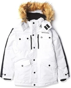 Diesel Jacket Parka Boy's Size 10-12 100% POLY - Picture 1 of 4