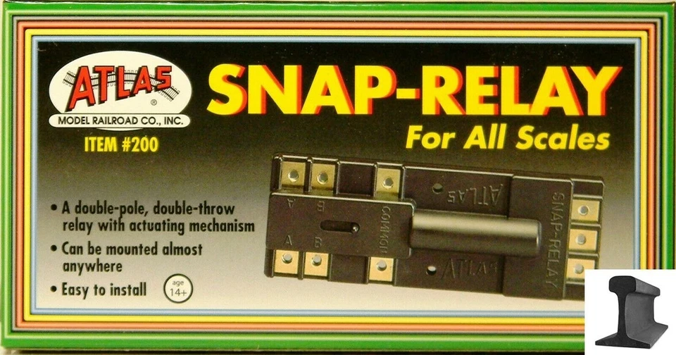Atlas Snap Relay ~ New 2025 ~ HO & N Scale ~ 200 - Image 1 of 2