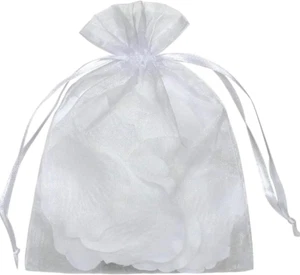 50pcs 6x9 Inches Drawstring Jewelry Gift Mesh Bags Fruit Protection Organza Bags - Picture 1 of 11