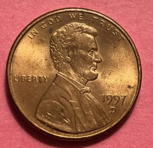 Centavo D Lincoln 1997, sin usar, FS variedad oreja Dbl, #MSL-047 - Imagen 1 de 7