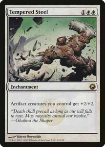 Tempered Steel [Scars of Mirrodin] Foil - MTG NM - Picture 1 of 1
