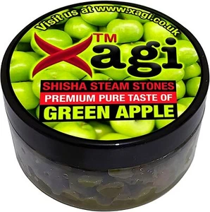 100G - XAGI GREEN APPLE SHISHA HOOKAH STEAM STONES - *FAST DELIVERY* - Picture 1 of 3