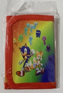 Sonic the Hedgehog Team Trifold Kids Wallet, New - Picture 1 of 3