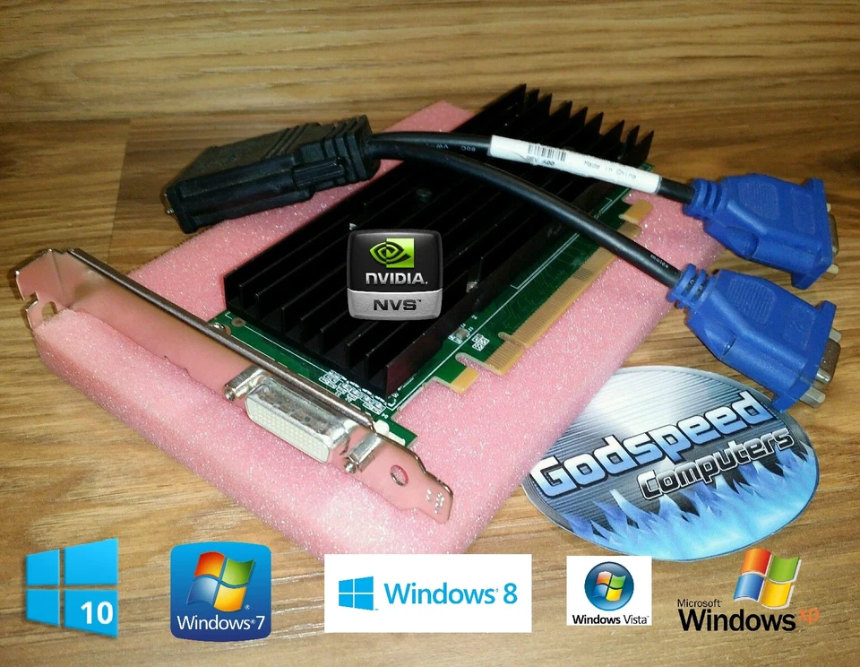 HP Compaq dc7600 dc7700 dc7800 dc7900 Microtower Dual Monitor VGA Video Card - Image 1 of 1