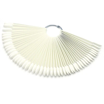 50pcs ногтей польский дизайн дисплей палитра натуральный цвет диаграмма натуральный/овальный - Изображение 1 из 4