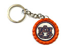 Beautiful Auburn University inspired keychain.