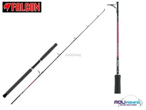 CANNA PESCA VERTICAL FALCON TOKA 180 AZIONE 100/200 GR CARBONIO 2 PEZZI NEW - Foto 1 di 1