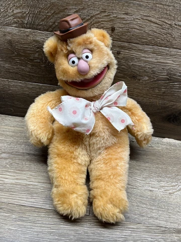 Vintage Jim Henson Muppets Fozzie Bear Plush Doll 1989 Direct Connect Intl Cover