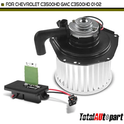 Kit de motor y resistencia soplador HVAC para Chevrolet C3500HD GMC C3500HD 2002 delantero Foto 1 de 4
