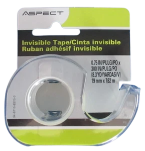 3M Aspect Invisible Tape 0.75"x300" (3/4"x8.3') 19mmx7.62m in Dispenser 1618629 - Picture 1 of 24