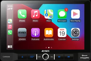 Jensen CAR910W 9" Touchscreen Multimedia CarPlay Android Devices Ready Receiver - Picture 1 of 5