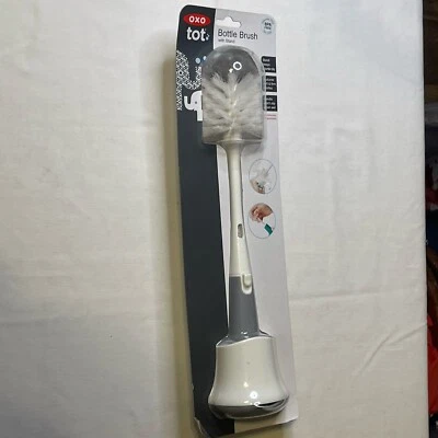 OXO Tot 62122700 Bottle Brush With Nipple Cleaner and Stand - Gray - Image 1 of 4