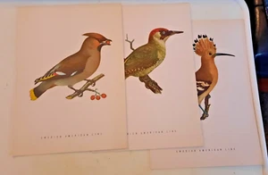Juego de 3 menús vintage de línea de cruceros barco sueco americano Kungsholm 1975 almuerzo - Imagen 1 de 2