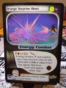 DBZ CCG DRAGON BALL Z ORANGE SURPRISE BLAST #14 FOIL TRUNKS SAGA SCORE 2001 LP - Picture 1 of 2