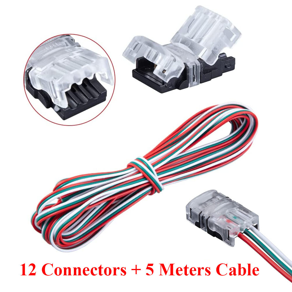 3pin Led Strip Light Connectors Lighting Connector Set for WS2811 WS2812b  SK6812 | eBay