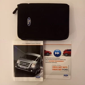 FORD TRANSIT OWNERS MANUAL HANDBOOK & WALLET DRIVER PACK 2006-2013 - Picture 1 of 2