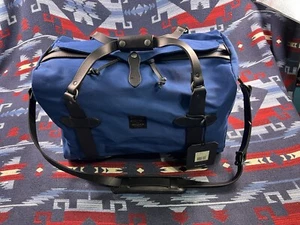 RARE Filson Rugged Twill Medium Duffle Bag Flag Blue Limited Edition Carry On - Picture 1 of 24
