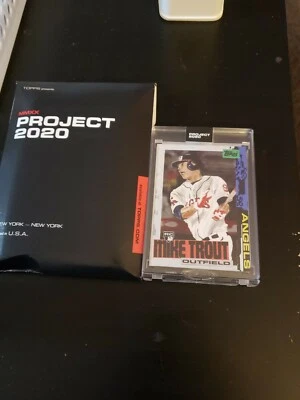 Topps Project 2020 Mike Trout #85 By Jacob Rochester - Image 1 of 3