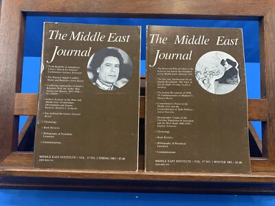 The Middle East Journal, Volume 37, Nos. 1-4, 1983 Complete year - Image 1 of 4