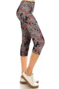 Print Capri Leggings - Picture 1 of 1
