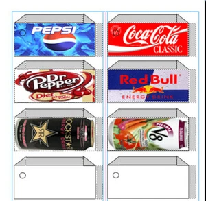 1,400+ VENDING LABEL DVD - Flavor Strips - Print your own labels when need them! - Picture 1 of 2