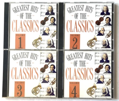 Various - Greatest Hits of the Classics Volumes 1-2-3-4 CD Set x 4 cd's Foto 1 de 2