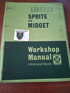 MG Sprite & Midget Workshop Manual - Picture 1 of 2
