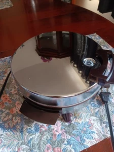 Vintage TOASTMASTER Waffle Baker Maker W 252 USA MADE Cromo Vintage TOASTMASTER WAFFLE - Foto 1 di 13