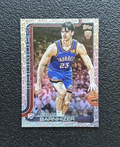 2025-26 Topps BROOKS BARNHIZER Topps Logo Parallel Rookie RC #245 SP! *Thunder - Picture 1 of 2