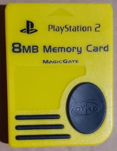 Playstation 2 Yellow Magic Gate 8MB Memory Card - Bild 1 von 2