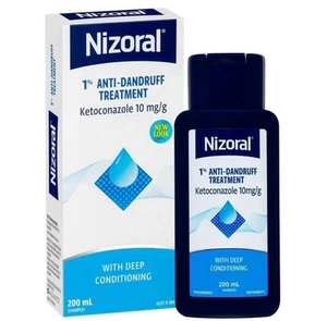 2x Nizoral Anti-Dandruff Shampoo 1% 200mL NEW GENUINE - Picture 1 of 1