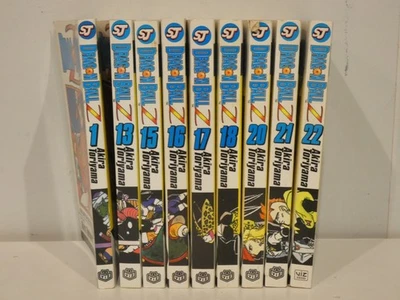 Dragon Ball Z Manga Lot 9 Books 1 13 15-18 20-22 English Toriyama - Image 1 of 4