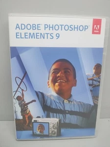 Adobe Photoshop Elements 9 (Win/Mac) 2-Discs, w/Serial Number - Picture 1 of 6
