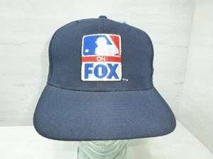 Vintage MLB on Fox Sports Snapback Hat Wool Blend Batterman Logo Baseball Cap - Picture 1 of 6