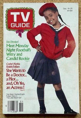 TV Guide VTG Issue - Dec 19 - 25, 1987 w/ Keshia Knight Pulliam • Dan Dierdorf - Image 1 of 3