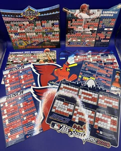 Lote de ocho (8) imanes de programación SGA de los Cardenales de San Luis de 1990-2000 - McGwire - Imagen 1 de 19