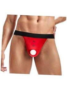  Men's Christmas Lingerie Sexy Santa Outfits G-String Holiday Medium A-red