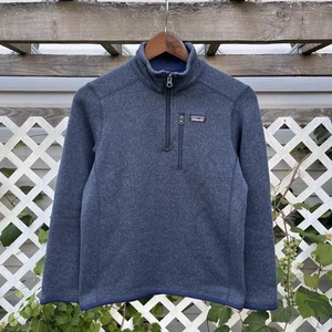 Patagonia Better Sweater Full Zip Fleece Boys Youth Sz Large 12 Blue - Picture 1 of 5