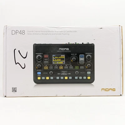 Mezclador de monitor personal doble de 48 canales Midas DP48 con grabadora de tarjeta SD y más Foto 1 de 4